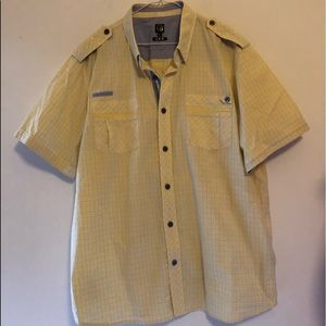 CAVI men’s sz 3XL button down-short sleeve shirt